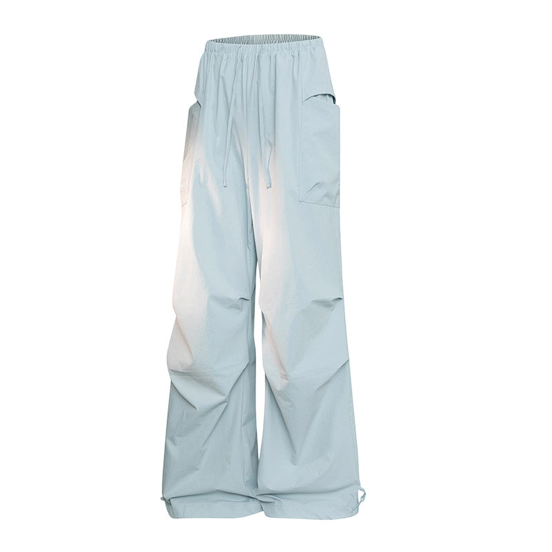 Herren Oversize-Cargohose im Tech-Look mit Tunnelzugbund, extra weitem Bein & verstellbaren Beinabschlüssen Echoarchiv