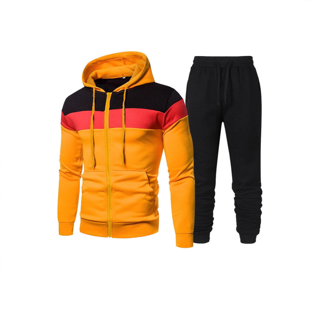 Herren Sportanzug mit modernen Farbakzenten und praktischen Taschen Echoarchiv