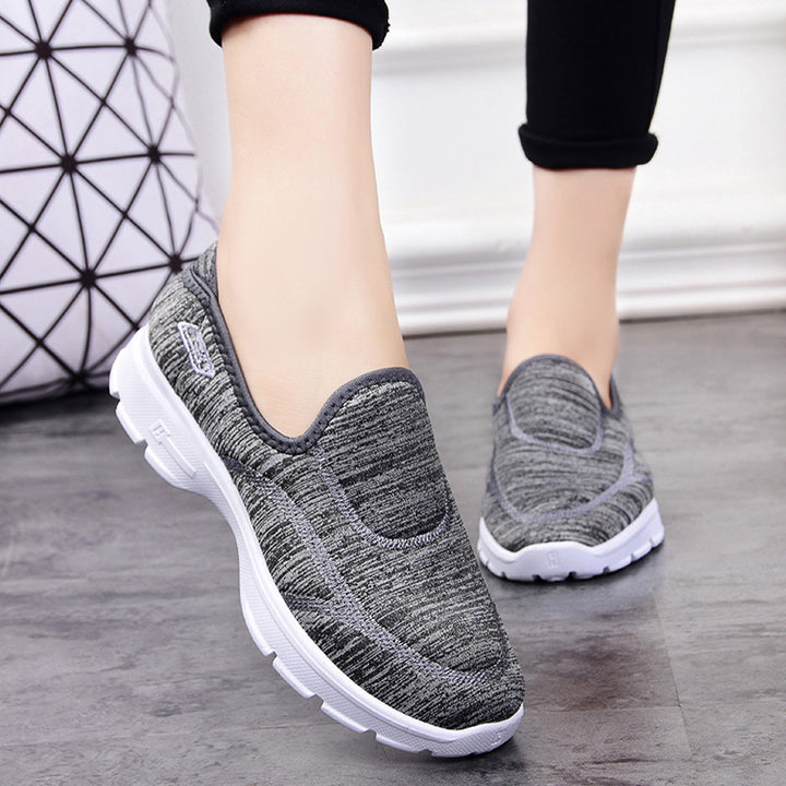 Damen nan elastische Schlupf-Sneaker mit orthopädischer Mittelfußstütze und rutschfester EVA-Sohle Echo Archiv