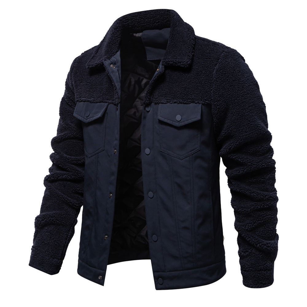Herren gefütterte Jacke im Jeansstil Echoarchiv