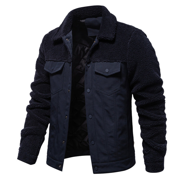 Herren gefütterte Jacke im Jeansstil Echoarchiv