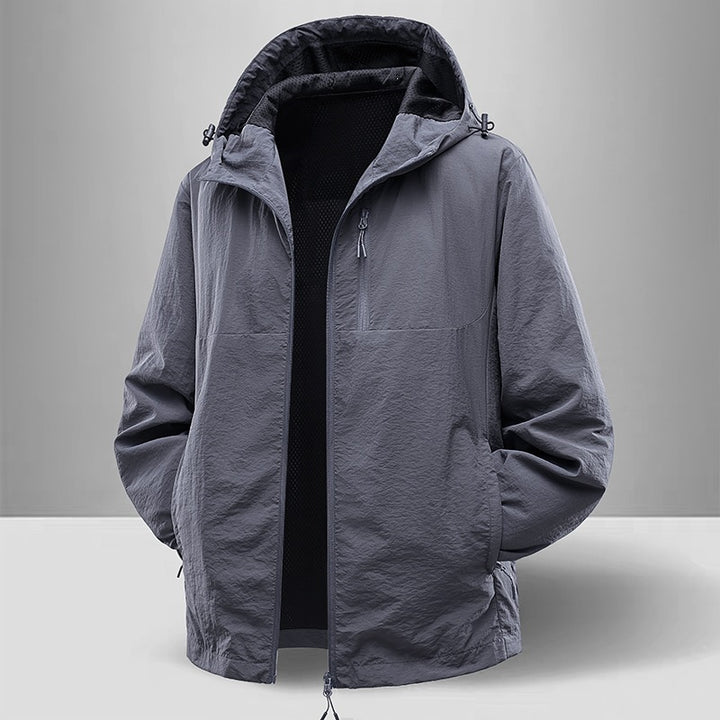 Herren Leichte und atmungsaktive Regenjacke Echo Archiv
