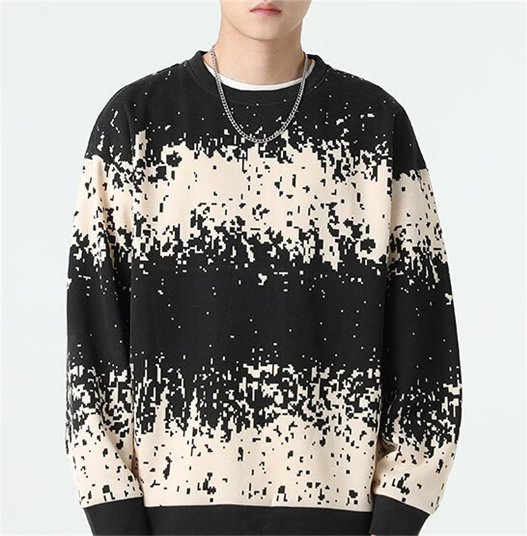 Herren Sweatshirt mit modernem Digitaldruck Echoarchiv