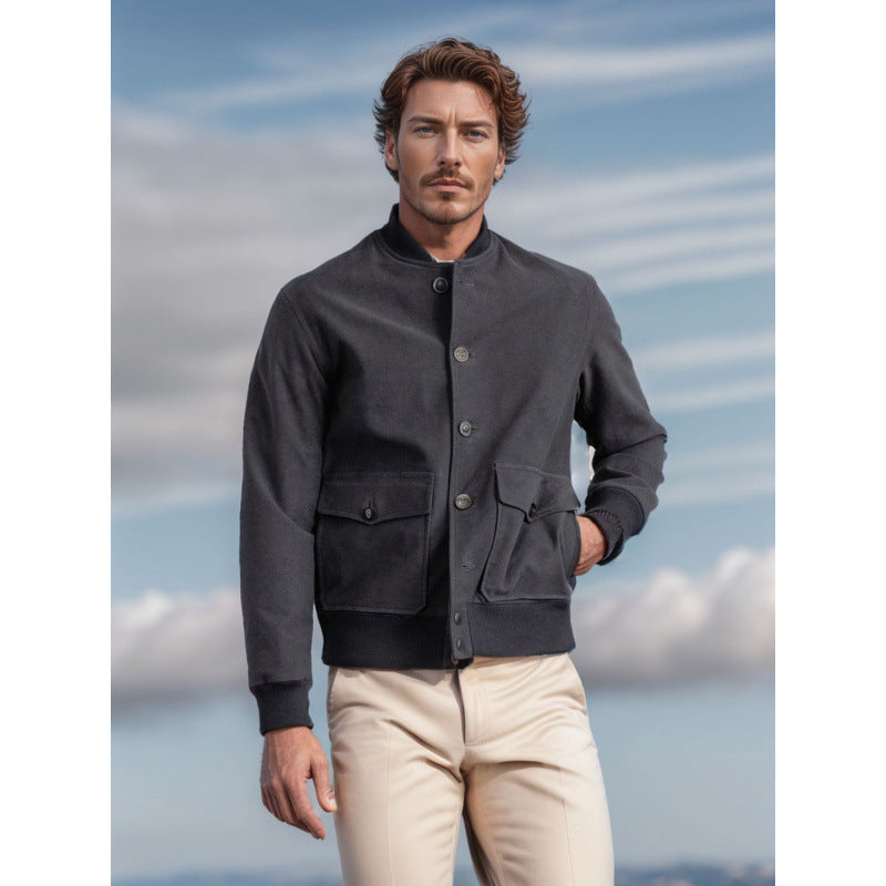 Herren modische Utility-Jacke mit praktischen Taschen Echoarchiv