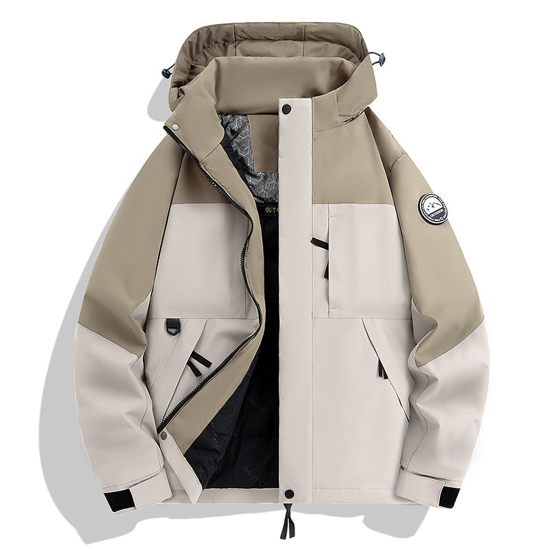 Herren Wasserdichte und atmungsaktive Softshell-Outdoorjacke Echoarchiv