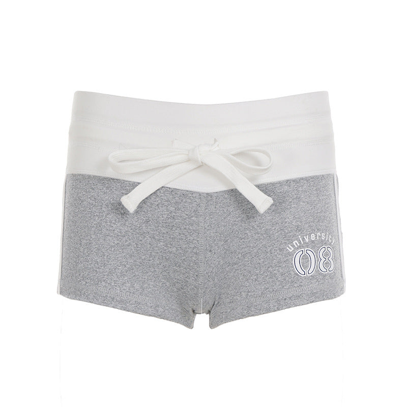 Damen Freizeitshorts mit elastischem Bund und dekorativem Bindegürtel Echo Archiv