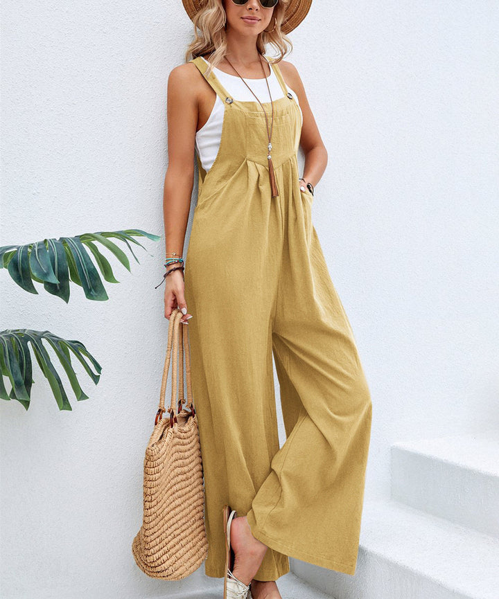 Damen weite Latzhose aus leichtem Material Echoarchiv
