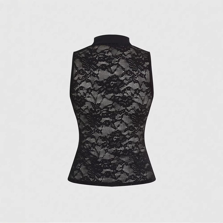 Damen Chinesisches Sticktop mit hochgeschlossenem Design und floralem Motiv Echo Archiv