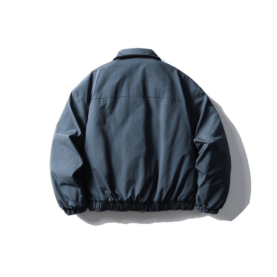Herren Boxy-wattierter Field-Blouson mit Reißverschluss‑Brusttaschen und elastischem Saum Echoarchiv