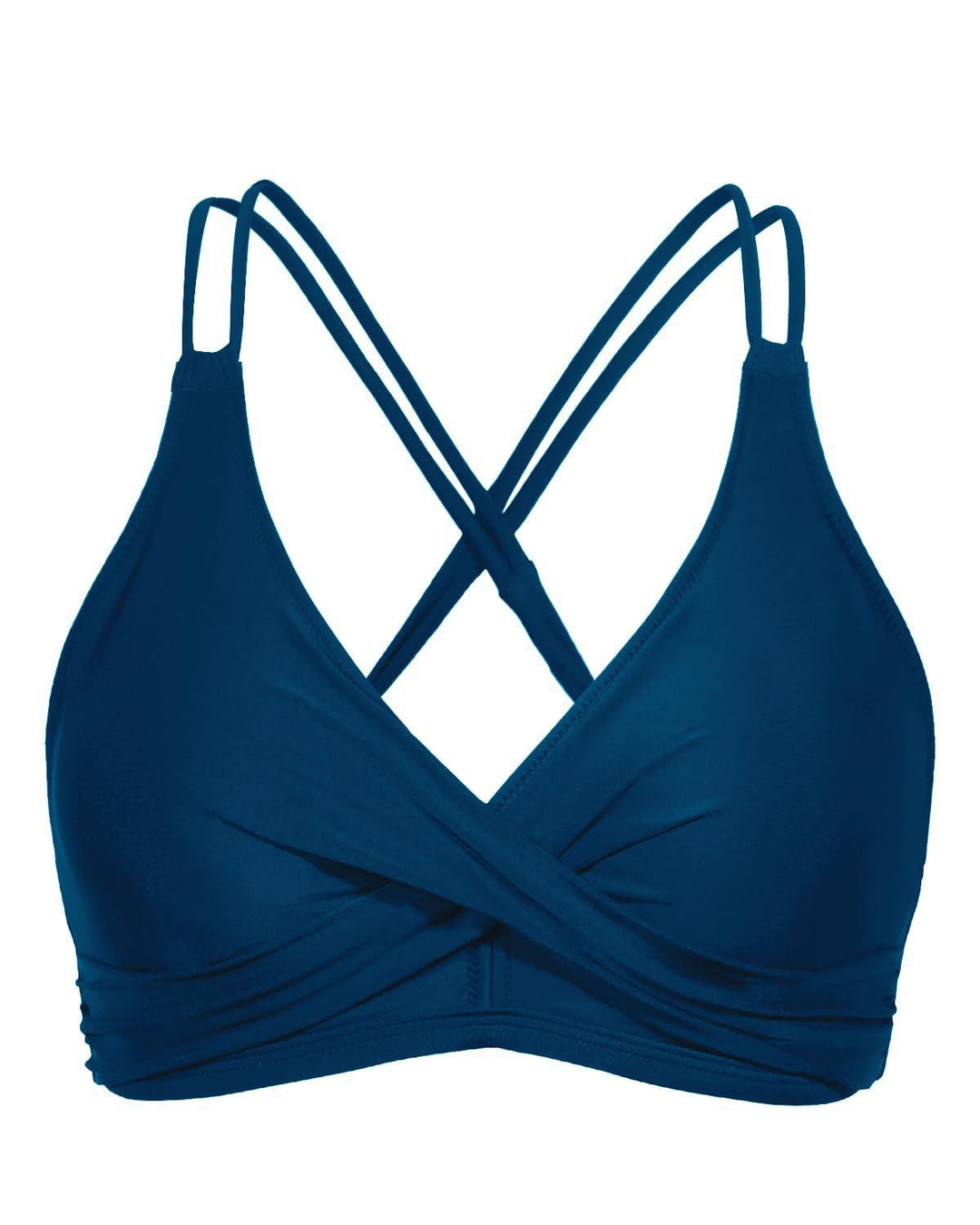 Damen Sportliches Bikinioberteil mit raffiniertem Wickeldesign Echo Archiv