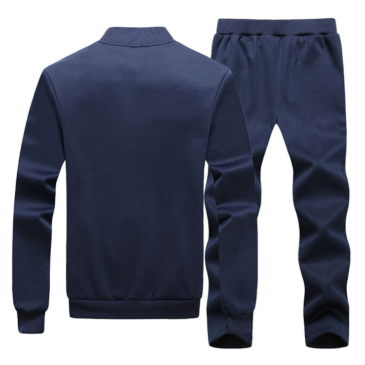 Herren sportliche Sweatjacke mit schmalem Schnitt und modischem Stehkragen Echoarchiv