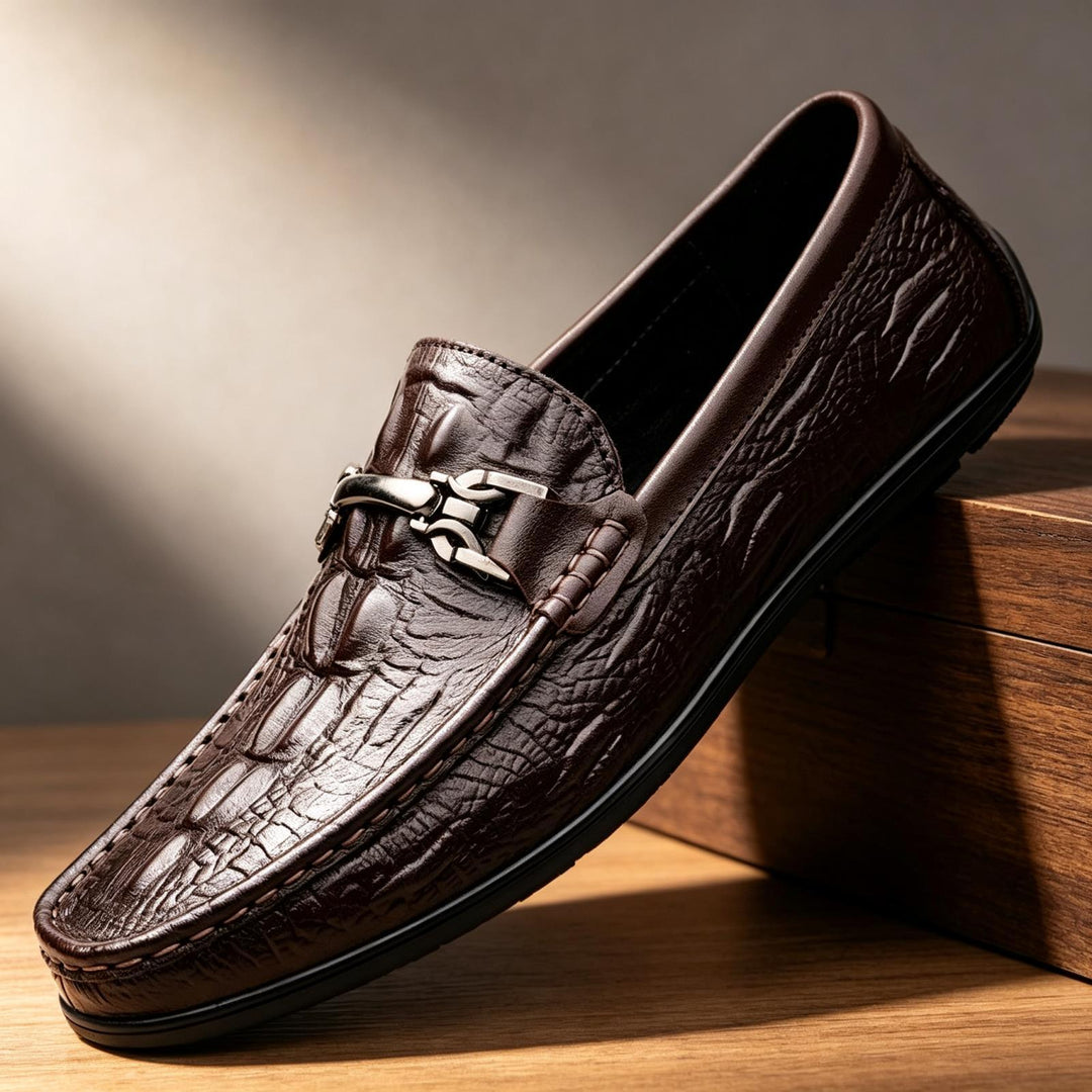 Herren Elegante Mokassins aus Leder Echoarchiv