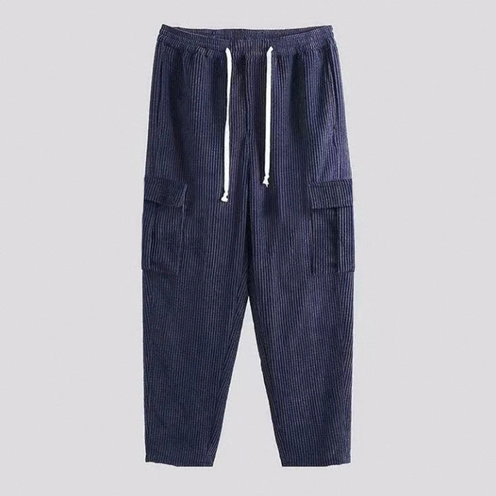 Herren Cargo-Hose mit elastischem Bund und praktischen Taschen Echoarchiv