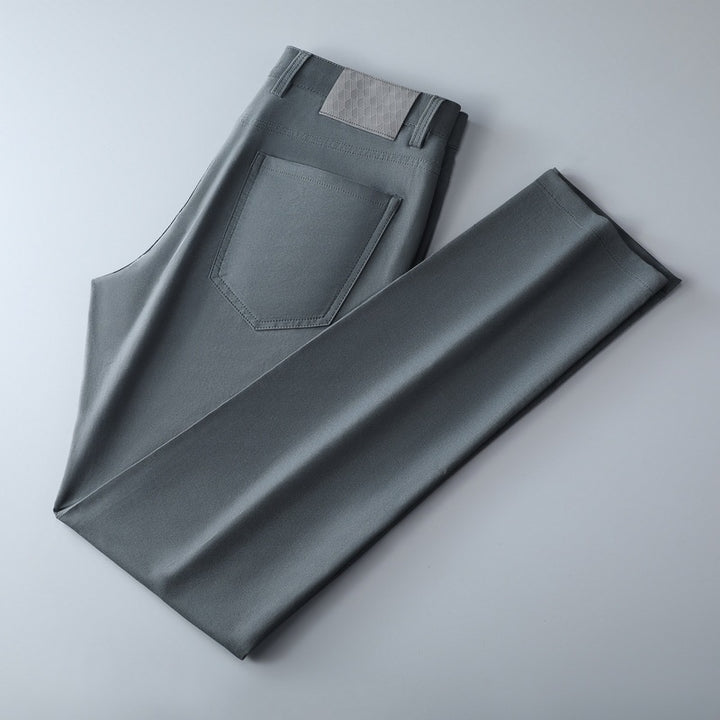 Herren elegante Slim-Fit Jeanshose mit hohem Tragekomfort und flexibler Bundverstellung Echoarchiv