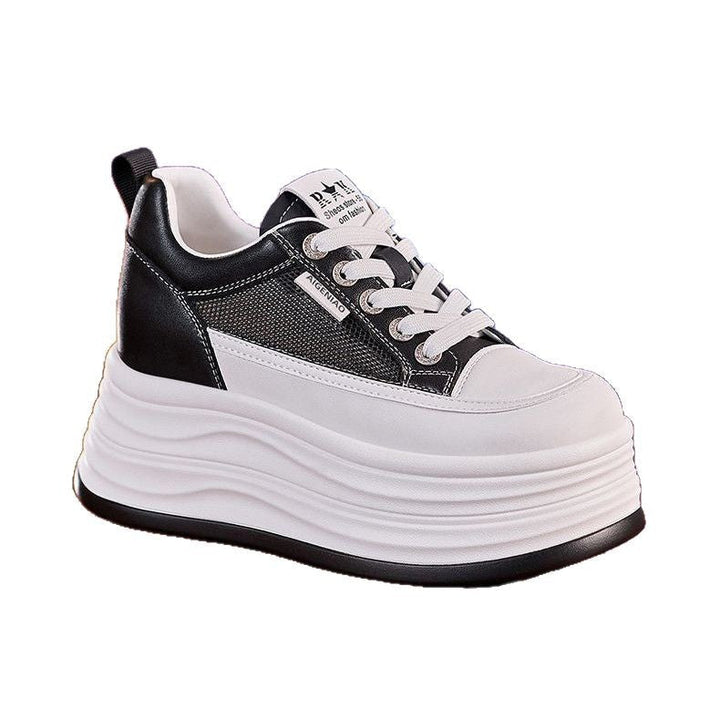 Damen Sportliche Plateausneaker mit atmungsaktiver Obermaterialkombination Echo Archiv