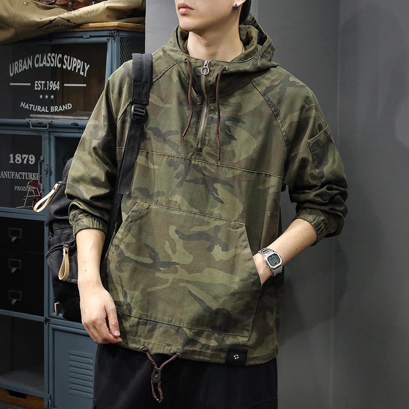 Herren Cargoweatherjacke mit praktischen Taschen und Kordelzug Echoarchiv