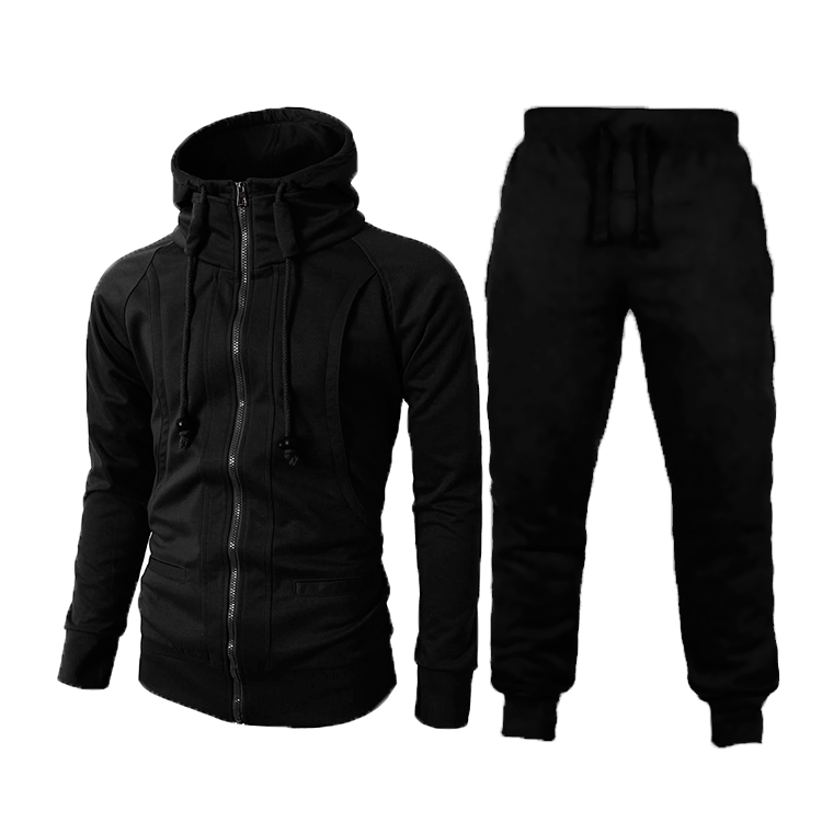 Herren Sportlicher Trainingsanzug mit modernem Schnitt und praktischen Taschen Echoarchiv
