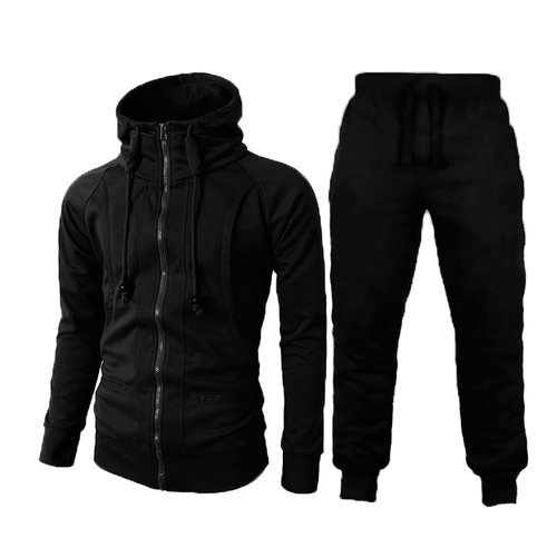 Herren Sportlicher Trainingsanzug mit modernem Schnitt und praktischen Taschen Echoarchiv