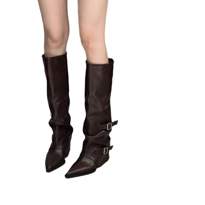 Damen Elegante und vielseitige Overkneestiefel Echo Archiv