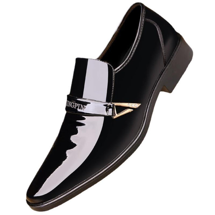 Herren Elegante Schnürschuhe mit Hochglanz Echoarchiv
