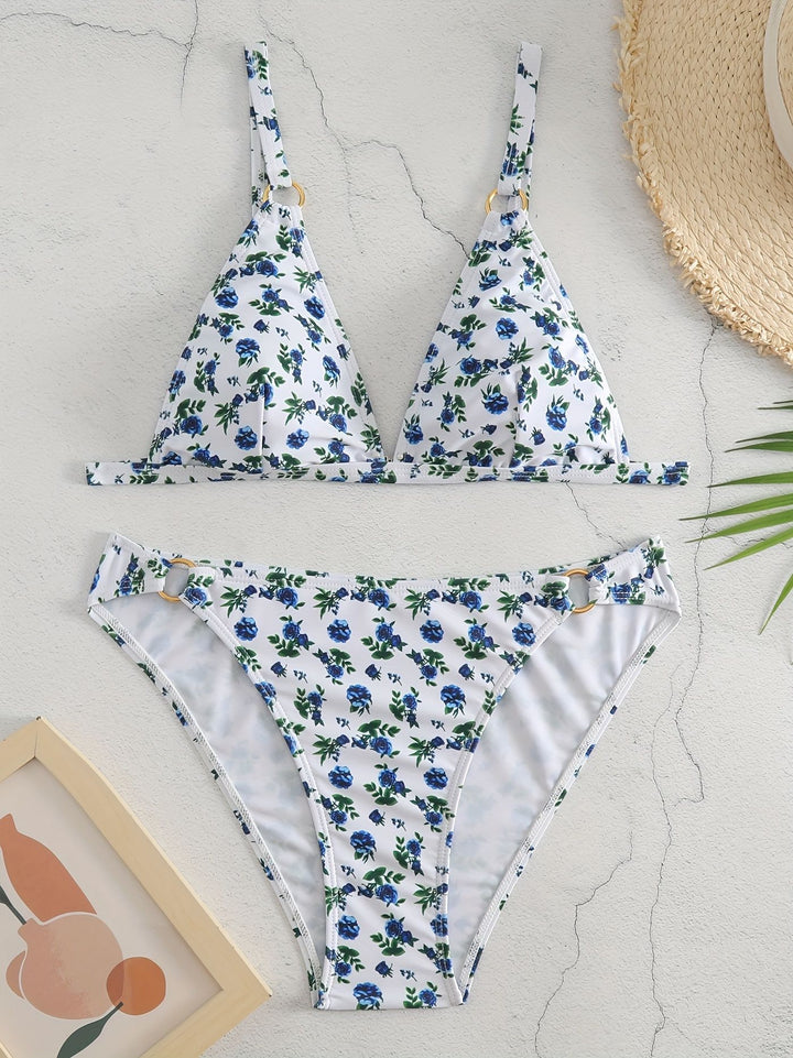 Damen Triangel-Bikini mit luxuriösen Details Echo Archiv