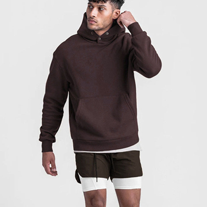Herren Stylish Oversized Kapuzenpullover mit Kängurutasche und modernem Schnitt Echoarchiv