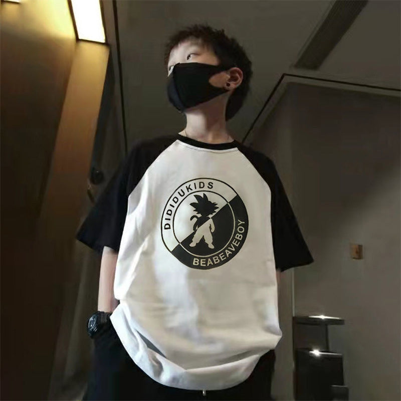 Jungen lässiges T-Shirt mit kreativem Druck Echo Archiv