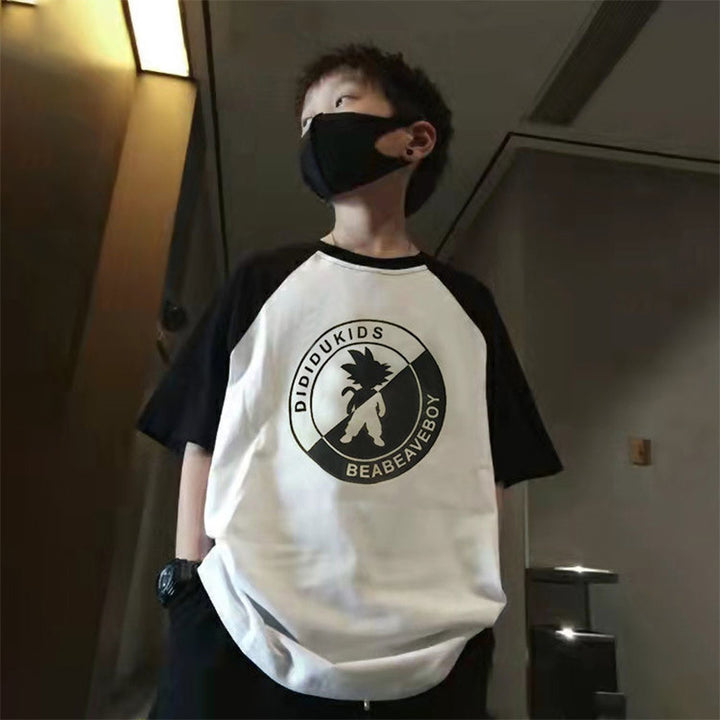 Jungen lässiges T-Shirt mit kreativem Druck Echo Archiv