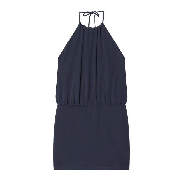 Damen luftiges Halterneck-Kleid mit elastischem Taillenbund Echo Archiv