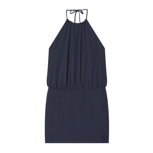 Damen luftiges Halterneck-Kleid mit elastischem Taillenbund Echo Archiv