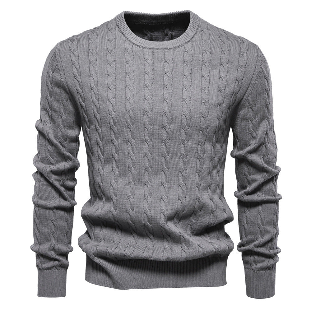 Herren Gemusterter Strickpullover Echoarchiv