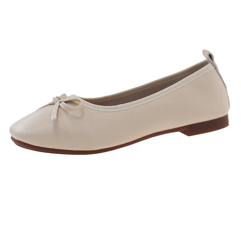 Damen Bequeme Ballerinas mit zartem Schleifen-Detail Echoarchiv