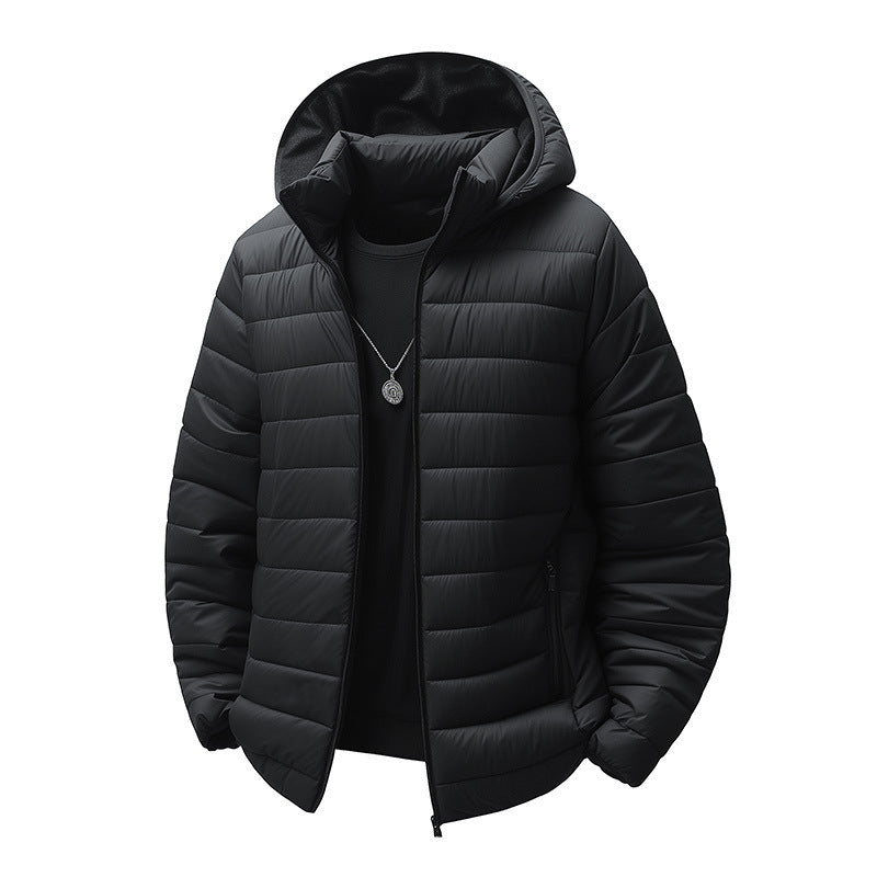 Herren Isolierte Steppjacke mit atmungsaktiver Kapuze Echoarchiv
