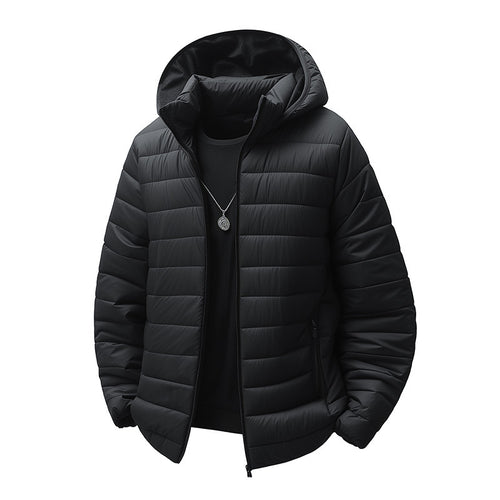 Herren Isolierte Steppjacke mit atmungsaktiver Kapuze Echoarchiv