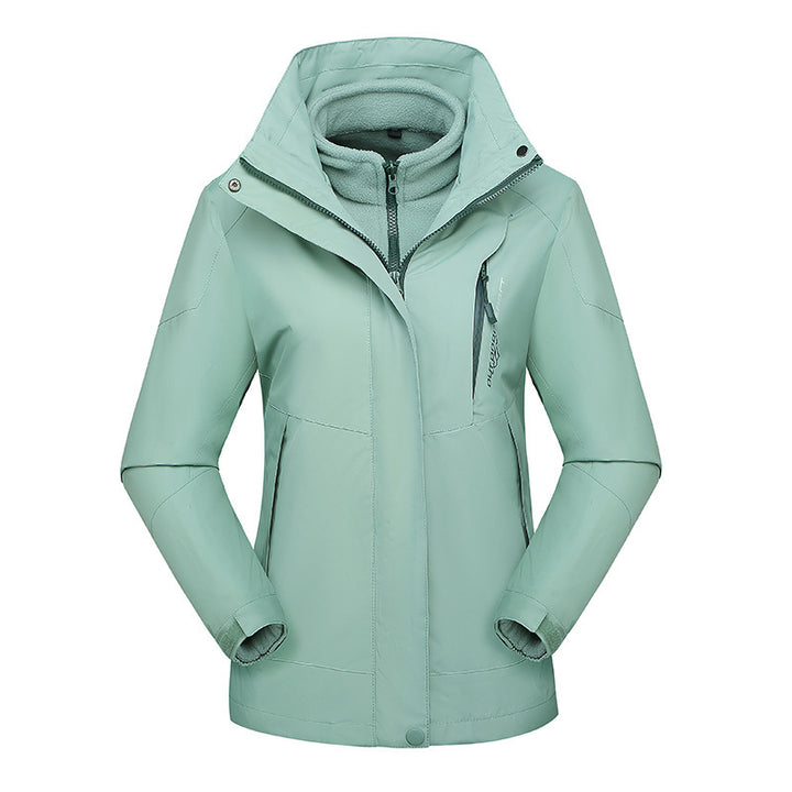 Damen Dreiteilige Softshell‑Funktionsjacke mit herausnehmbarem Fleece‑Innenlayer – Célinea