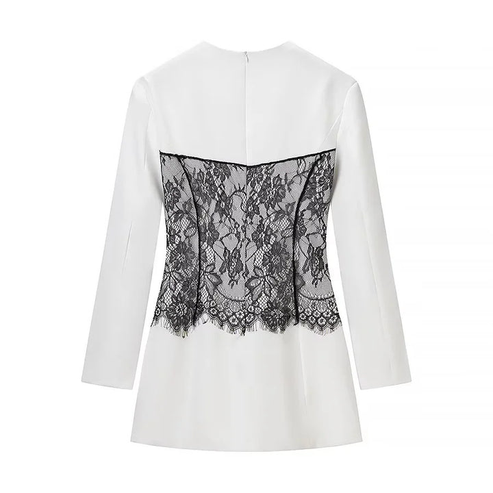Damen nan Blazer mit integrierter Spitzen‑Corsage und taillierter Silhouette Echo Archiv