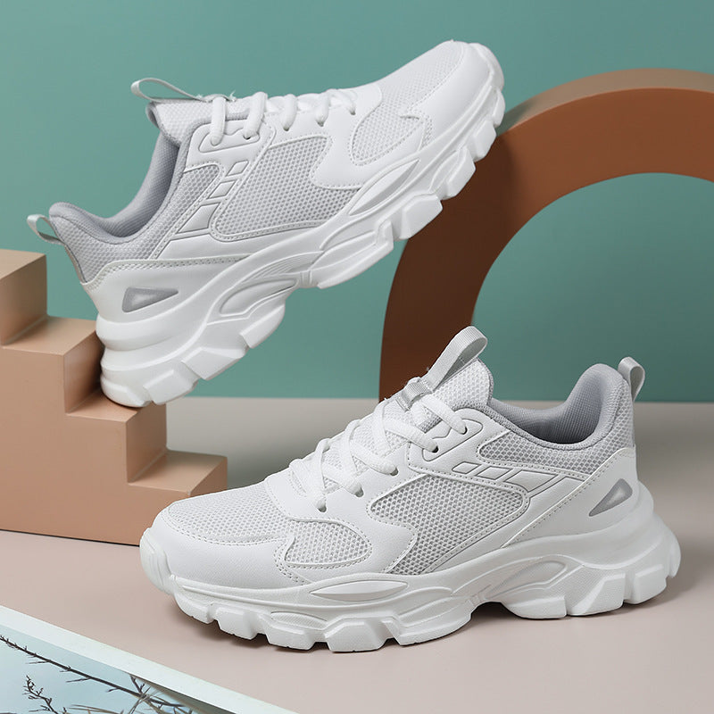 Unisex nan voluminöse Plateau-Sneaker mit atmungsaktivem Mesh, stoßdämpfender Zwischensohle und rutschfester Profilsohle Echo Archiv