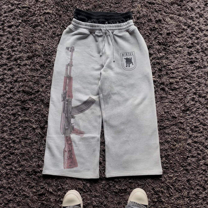 Herren Freizeithose mit einzigartigem Grafikdesign Echo Archiv