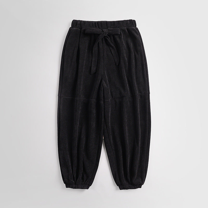 Damen Ripp-Joggerhose mit Tunnelzug hohem Bund und elastischen Bündchen Echoarchiv