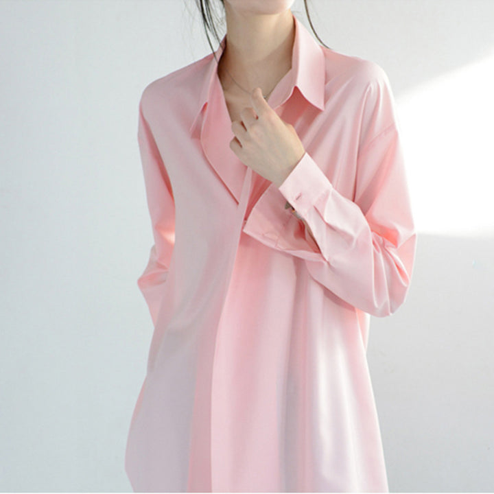 Damen Legere Oversized-Bluse mit modernem Schnitt Echoarchiv
