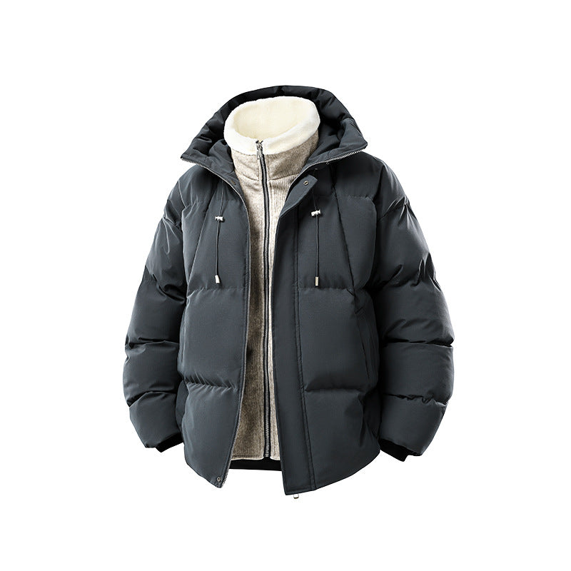 Damen Oversize-Steppjacke mit integriertem Fleece-Innenlayer und Kapuze Echo Archiv