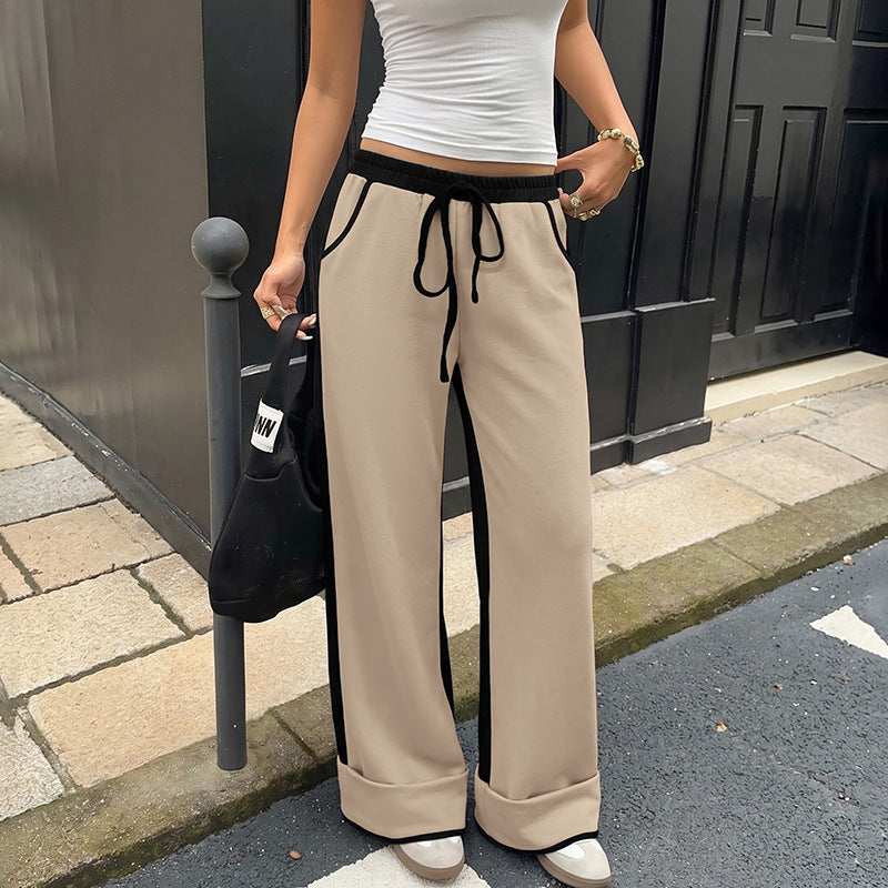 Damen Unifarbene Relaxed Fit Jogginghose Echo Archiv