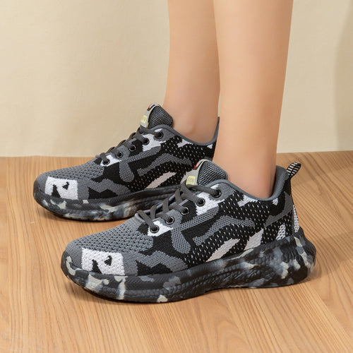Unisex nan Camouflage-Strick-Sneaker mit geformter Dämpfungs-Zwischensohle und profiliertem Laufsohlen-Design Echo Archiv
