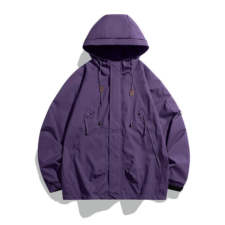 Herren vielseitige Outdoorjacke mit verstellbarer Taille und großen Taschen Echoarchiv