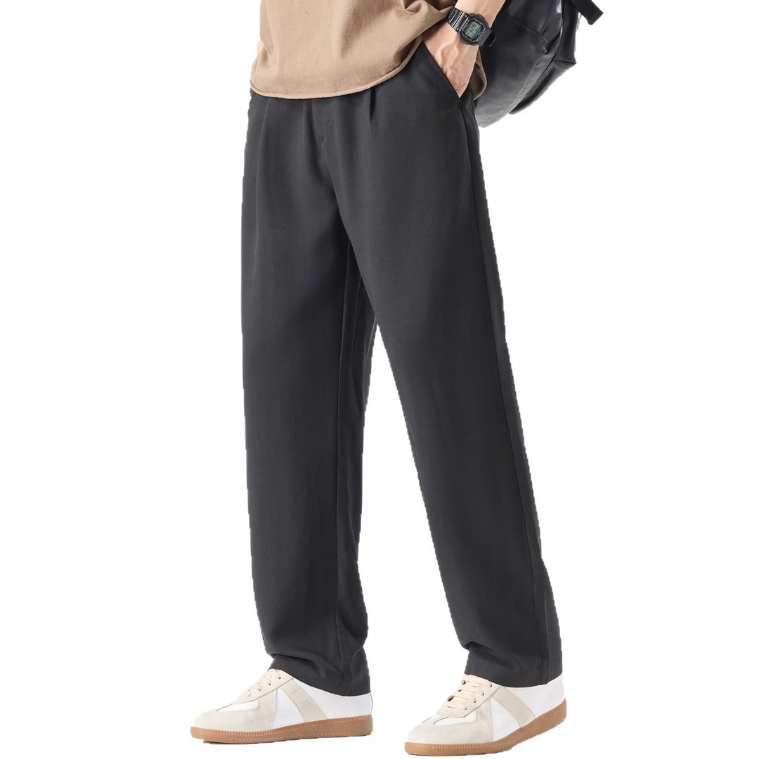 Herren Weite Bundfalten-Hose im Relaxed-Fit aus Baumwoll-Twill Echo Archiv