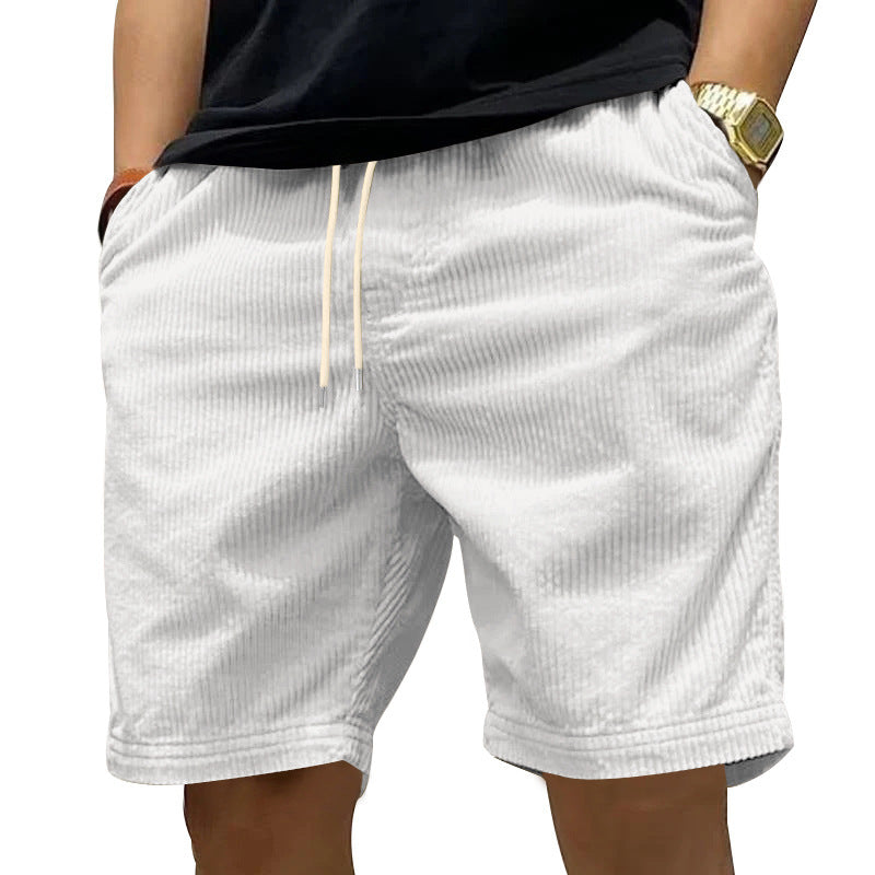 Herren bequeme Freizeithose aus strukturiertem Cordstoff Echoarchiv