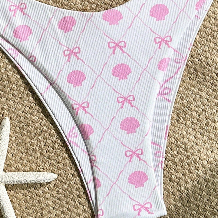 Damen Triangel-Bikini mit verspieltem Muschel-Design Echo Archiv