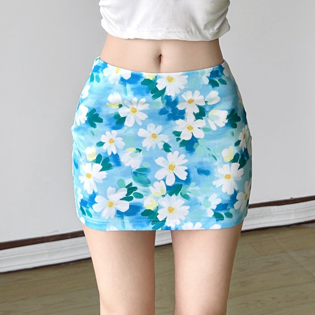 Damen luftiger Minirock mit voluminösen Rüschendetails Echo Archiv