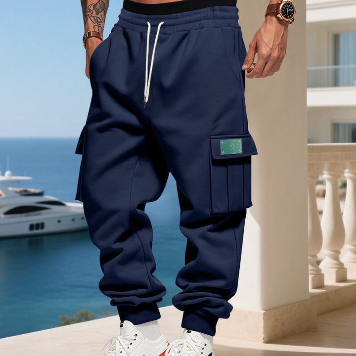 Herren bequeme Cargo-Jogginghose mit funktionalen Taschen Echoarchiv