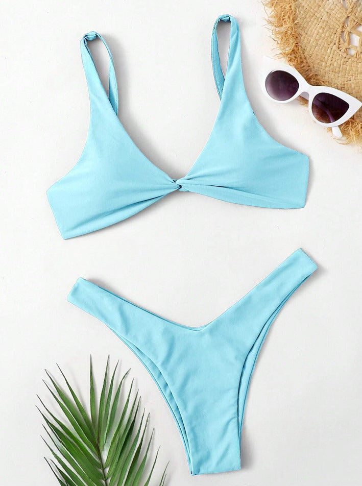 Damen Bikini-Set mit stilvoller Knotendetails Echo Archiv